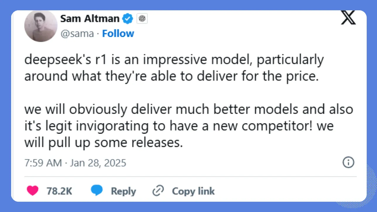 Sam Altman&rsquo;s Response