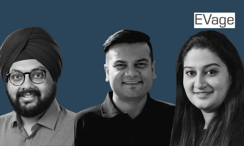 Inderveer Singh, Pulkit Srivastava & Harnoor Kaur Founders of EVage