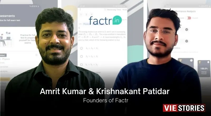 Amrit Kumar & Krishnakant Patidar, founders of Factr