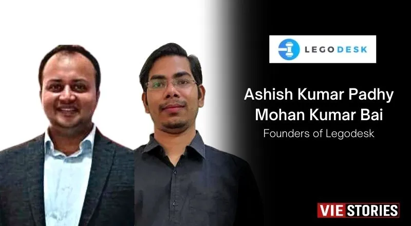 Ashish Kumar Padhy & Mohan Kumar Bai, Founders of Legodesk