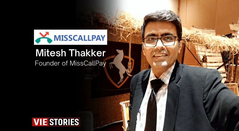Mitesh Thakkar, founder of MissCallPay