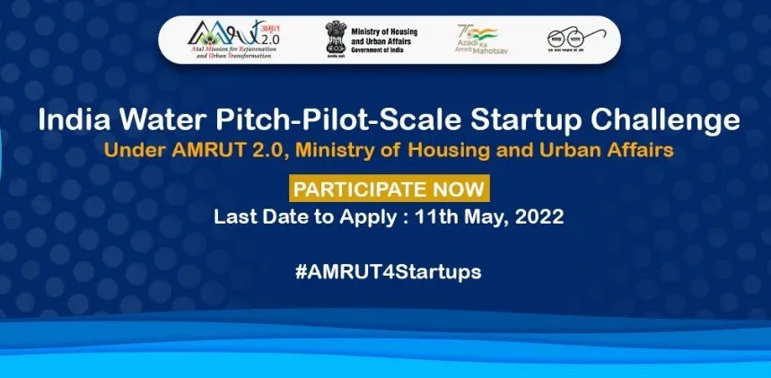 India Water Pitch-Pilot-Scale Start-up Challenge under AMRUT 2.0