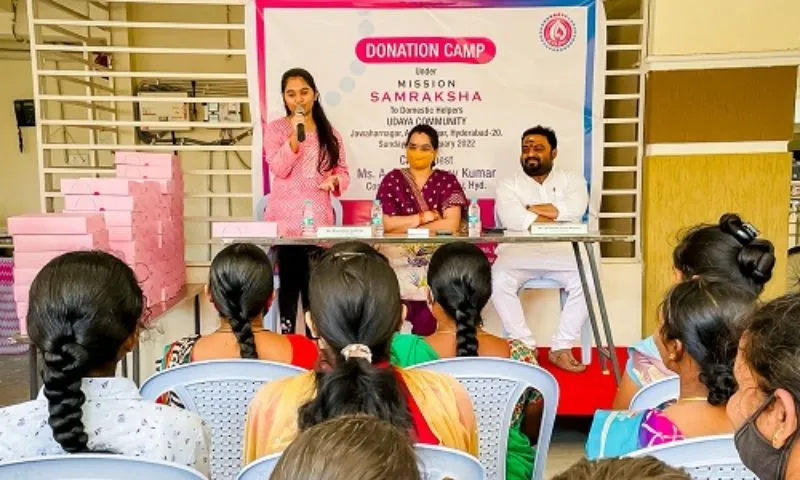 Breaking the barriers, Khashikha Vaddiraj, a Grade 9 student at Oakridge International School, Gachibowli, is creating awareness and encouraging women “to have a period with dignity”.