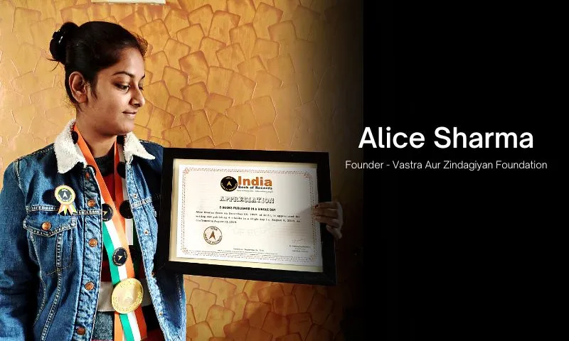Survivor from the tragic floods to become youngest writer and social changemaker in India | Alice Sharma, founder of Vastra Aur Zindagiyan Foundation