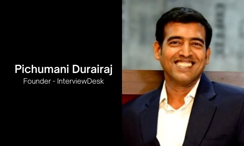 InterviewDesk, an on-demand technical interviewing platform, has raised an undisclosed amount in seed funding round from Sugumar Natarajan, Executive Director, Anil Foods.