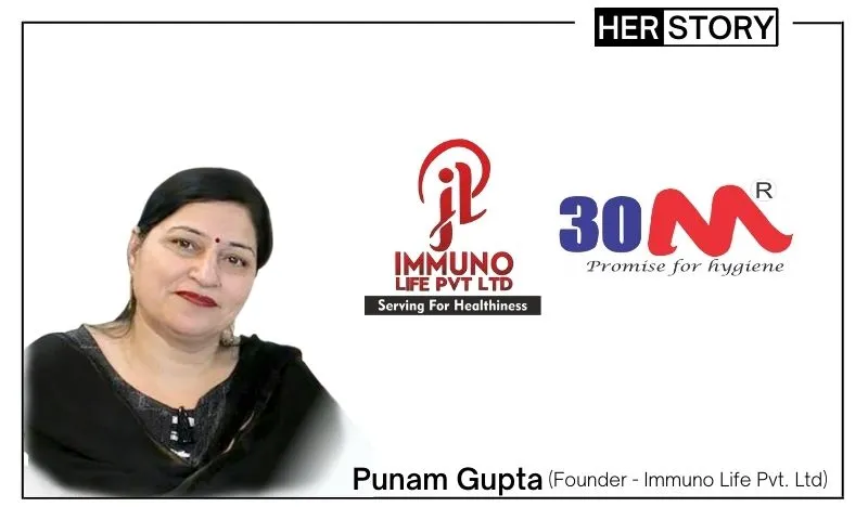 Punam Gupta, founder of Immuno Life Pvt. Ltd.