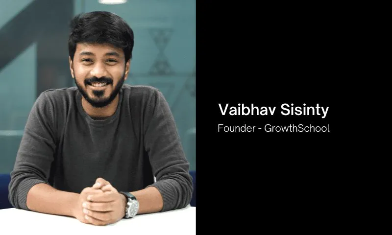 The founder of the edtech company GrowthSchool, Vaibhav Sisinty, discusses his journey's many lessons learned in the most recent episode of the 100x Entrepreneur Podcast. One of those lessons is how to determine the best product-market fit.