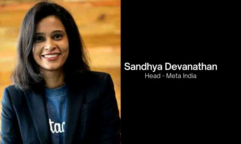 As of January 1, 2023, Sandhya Devanathan will be taking charge of Meta India as its vice president. The new VP will continue to support the long-term expansion of Meta's business and commitment to India while concentrating on aligning the organization's business and revenue priorities to serve its partners and clients, as per reported by Entrepreneur.com.