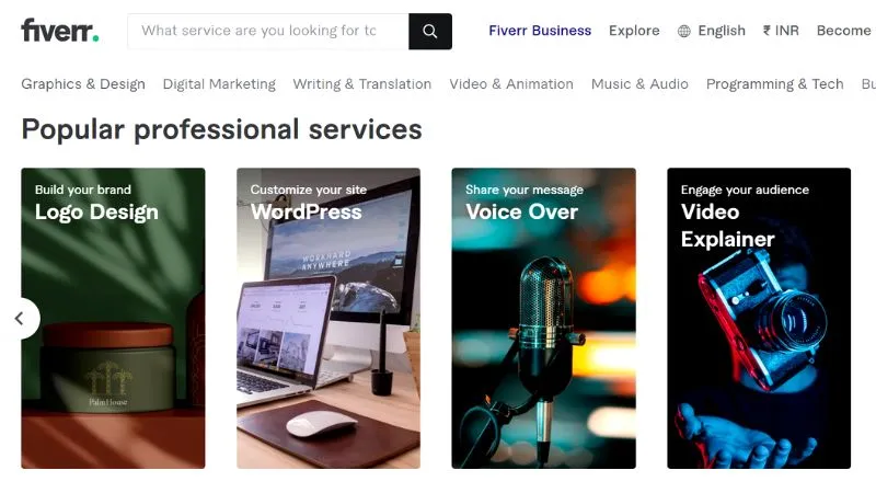 Fiverr - Global online marketplace for freelance services