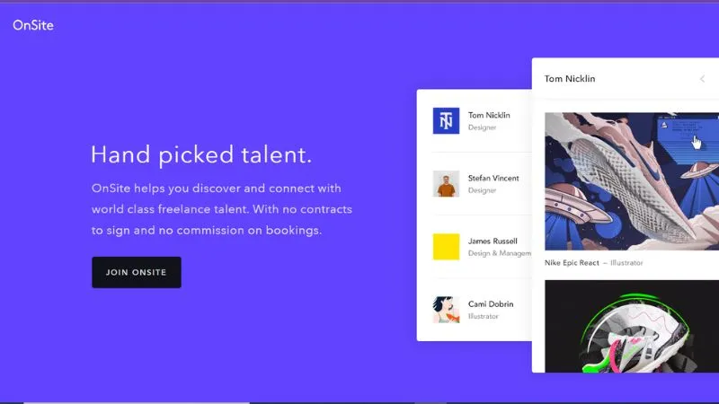 OnSite - Discover and connect with world class freelance talent