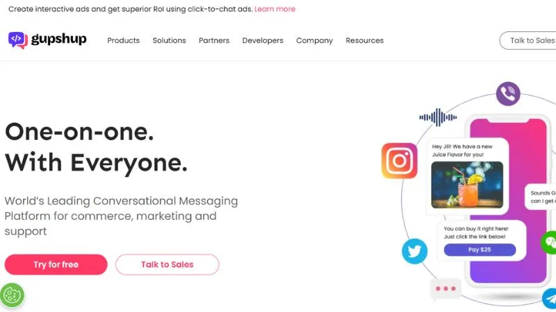 Gupshup - Conversational messaging platform