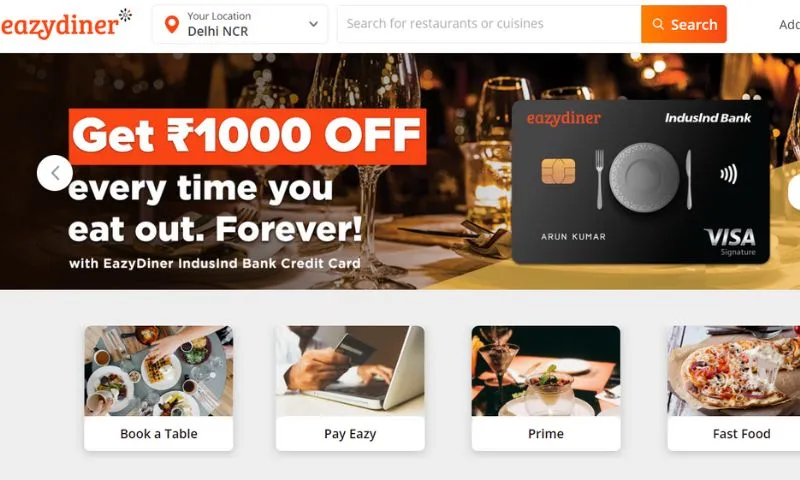 EazyDiner is a leading table reservation, food discovery, and restaurant payment platform.