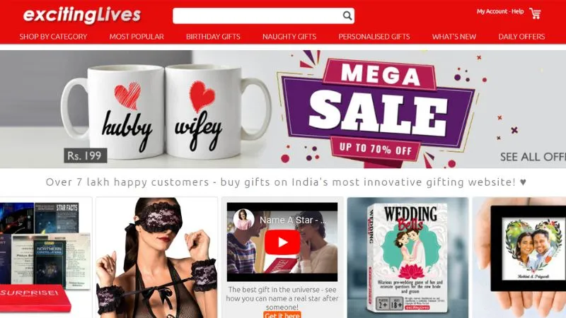 ExcitingLives is India's most unique & innovative gifting company. From amazing personalized gifts to unique games and gadgets
