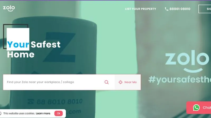 ZoloStays - Real-tech co-living-focused app