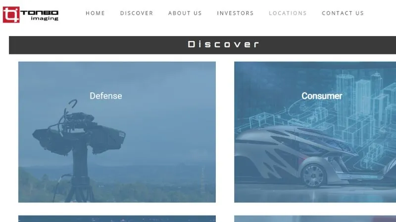 Tombo Imaging - State-of-the-art imaging and sensor defence technology