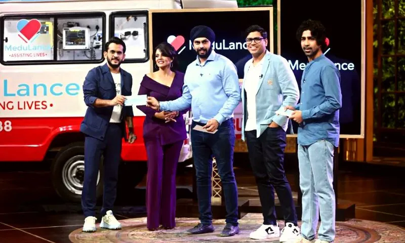 India’s first Integrated Emergency Response Provider Medulance created history on television when it was offered a whopping Rs. 5 crores for 5% equity on the Shark Tank India Season 2 that aired on Sony Entertainment Television on Friday, February 17, 2023. This was only the second time in the history of the show that such a huge amount was offered to entrepreneurs by the Sharks.