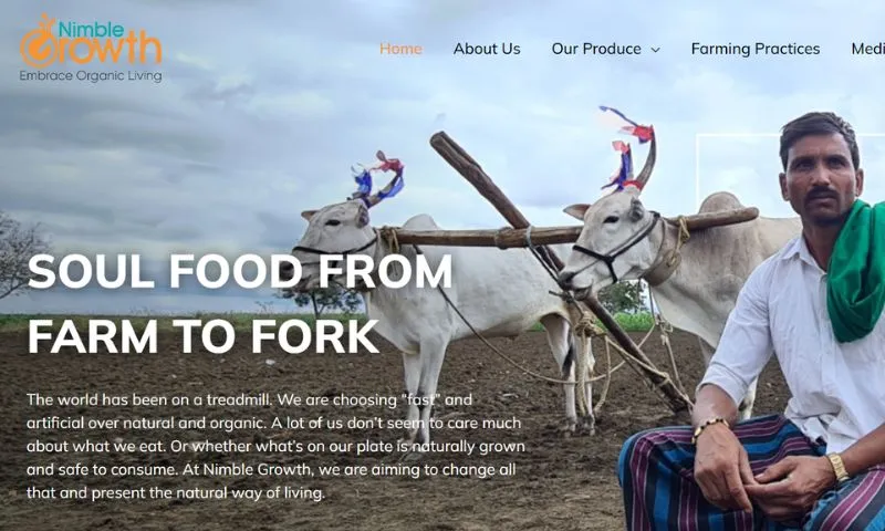 Rahul Saria and Nagendra Kalkuli launched Nimble Growth Organics, which has its headquarters in Bangalore and produces a range of organically grown fruits, vegetables, exotics, and greens. The business concept of the startup is contract farming with nearby farmers and buying their produce at a predetermined price.