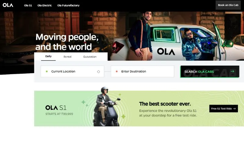 Ola was established in 2011 by Bhavish Aggarwal and Ankit Bhati to provide mobility solutions to a billion people. 