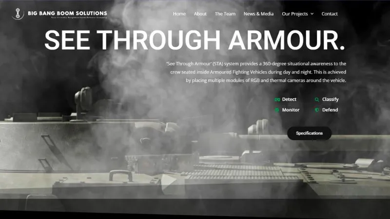 Big Bang Boom Solutions - Creation and production of homegrown defence technology
