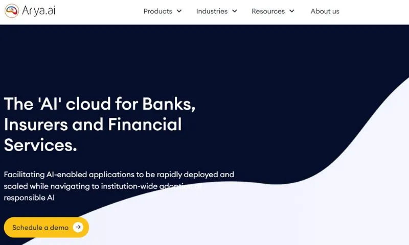 For banks, insurers, and other financial services organizations, Arya.ai offers a 