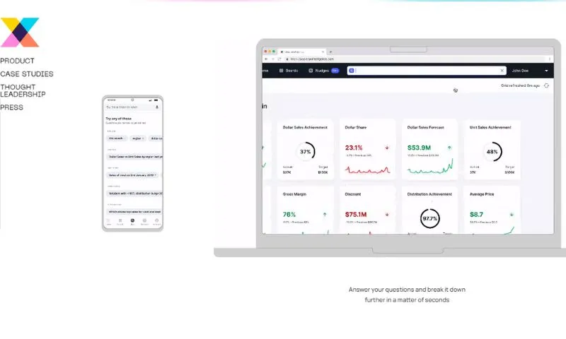 Crux Intelligence enables decision-makers within a company to easily and rapidly access all of their data, immediately acquire intelligent insights linked to their key performance indicators (KPIs), and make informed decisions.
