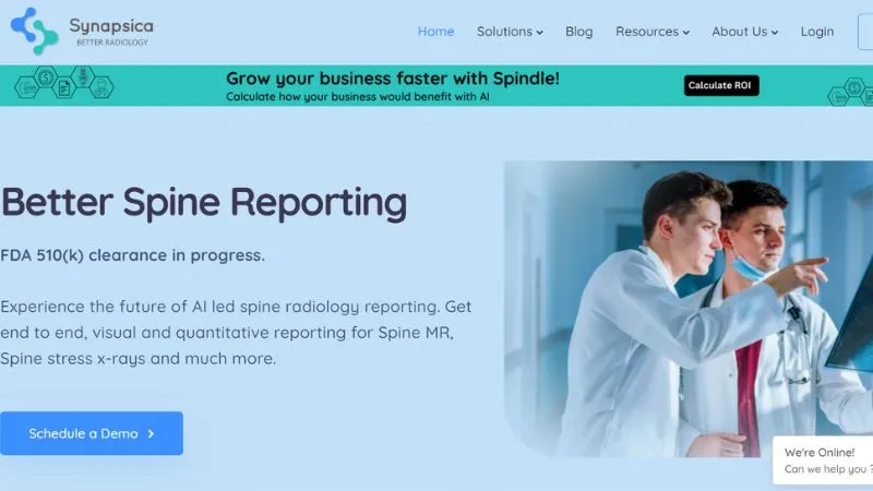 In order to increase speed, security, and automate reporting activities, Synapsica is creating a PACS and radiology workflow solution that makes use of AI. As a result, radiologists will be able to write high-quality reports more quickly.
