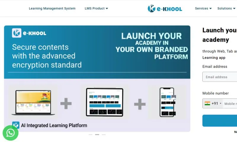 A learning management system called e-khool LMS was created for online engineering schools and education. The company was founded to provide an all-in-one, cutting-edge AI-integrated learning management system for educational institutions, businesses, and training academies that has capabilities for both content generation and content distribution.