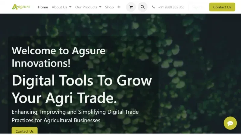 Agsure Innovations Pvt Ltd - Proprietary digital tools and solutions