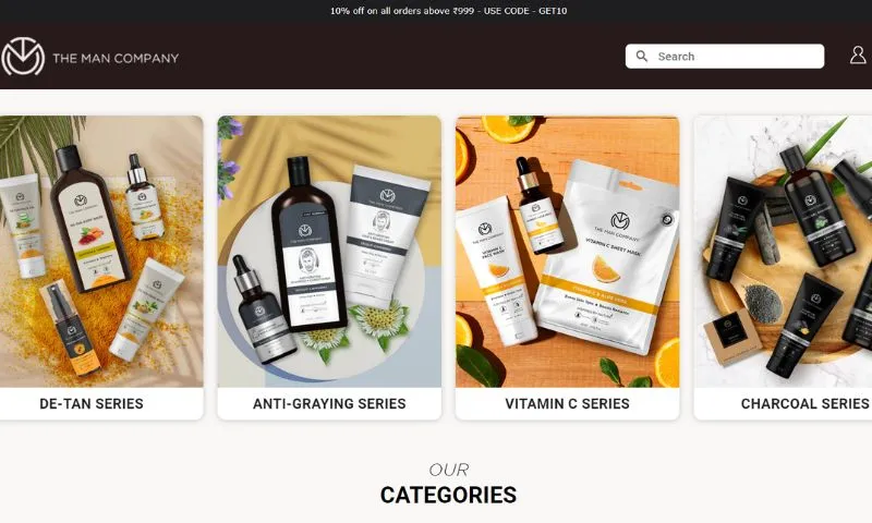 The Man Company - Popular and well-known brand