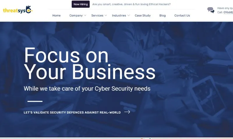 Deepak Kumar Nath founded Threatsys, a well-known cyber-security company in India.