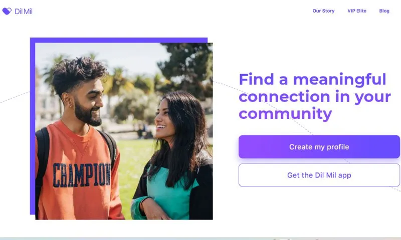 Dil Mil - A matchmaking app designed for South Asian ex-pats