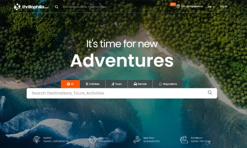 Chitra Gurnani and Abhishek Daga founded Thrillophilia in 2011. It has its roots in a love of journeys, discovery, and adventure. a website that allows users to book inexpensive travel experiences in more than 55 countries.