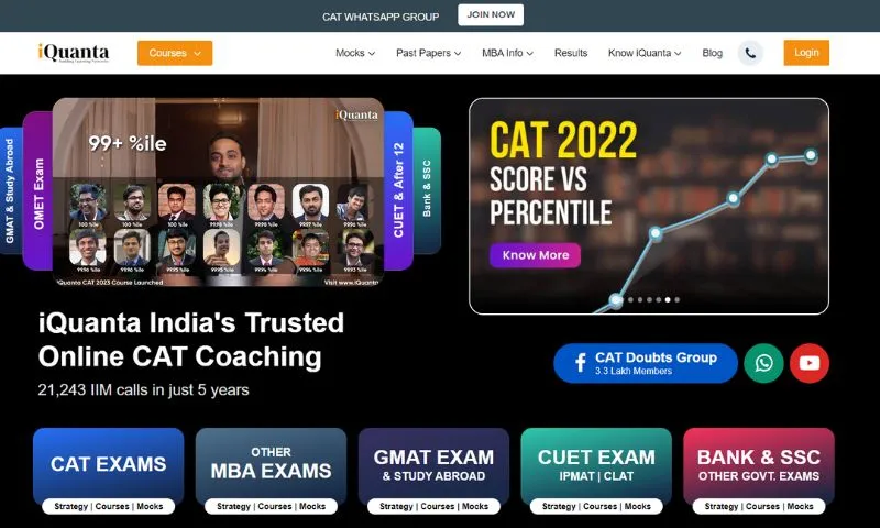 iQuanta - India's largest online CAT and Gmat preparation community