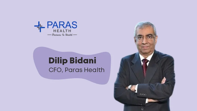 Paras Health announces the appointment of Dilip Bidani as the Group Chief Financial Officer (CFO). Dilip brings over 35 years of experience in the Finance function across industries. He will lead the Finance Function at Paras Health with a specific focus on building the function for the next level of growth of the Organisation. Prior to joining Paras Health, he was the Chief Financial Officer of MobiKwik.