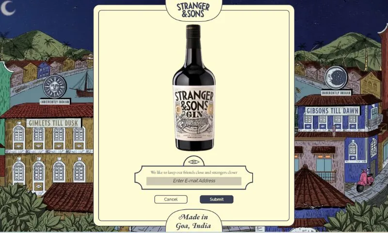 Stranger & Sons is a gin brand founded in 2018 by Sakshi Saigal, Rahul Mehra, and Vidur Gupta. The gin is crafted from a blend of nine herbs and spices, along with three types of citrus peels. The junipers, which give gin its primary flavor, are sourced from North Macedonia, while the herbs and spices are acquired from various parts of India.