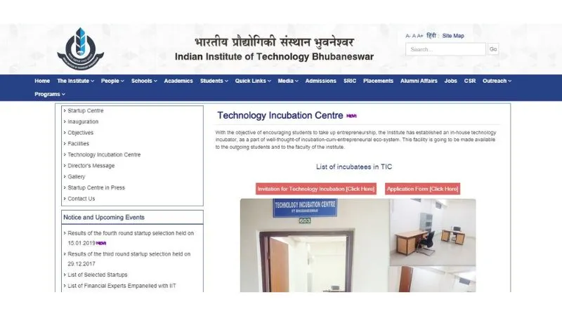 IIT Bhubaneswar TBI is a technology-based business incubator operating in Bhubaneswar, India, and affiliated with the Indian Institute of Technology Bhubaneswar, a prestigious engineering and technology institute in India. 