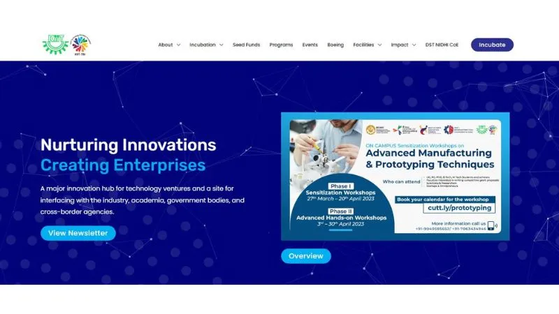 KIIT University launched the KIIT Technology Business Incubator (KIIT-TBI) in 2009 with backing from the Department of Science & Technology (DST), the Government of India, and the National Science & Technology Entrepreneurship Development Board (NSTEDB). It is a legally recognized Section (25) Not for Profit Corporation.