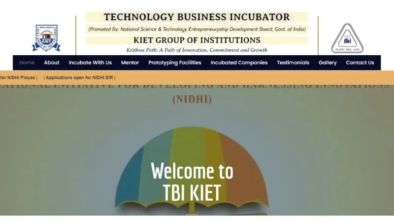 To support and build a productive startup environment, TBI-KIET is always on the lookout for creative and viable entrepreneurs.