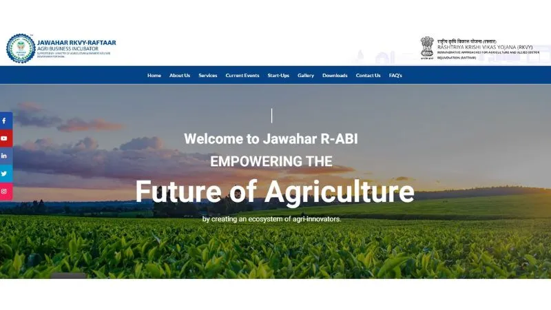 Jawahar R-ABI - Jawahar R-ABI is an agri-innovation hub and agri-business incubation center located in Jabalpur, Madhya Pradesh, India. It is supported by the Department of Agriculture, Cooperation & Farmers Welfare, Ministry of Agriculture & Farmers Welfare, Govt. of India. 