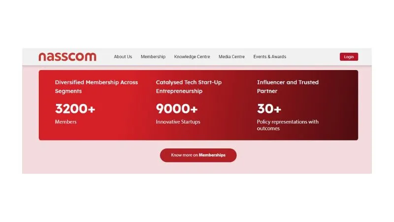 NASSCOM - NASSCOM aims to foster and develop the startup ecosystem in India by offering a range of programs such as Incubate, Virtual Incubate, NIPP.