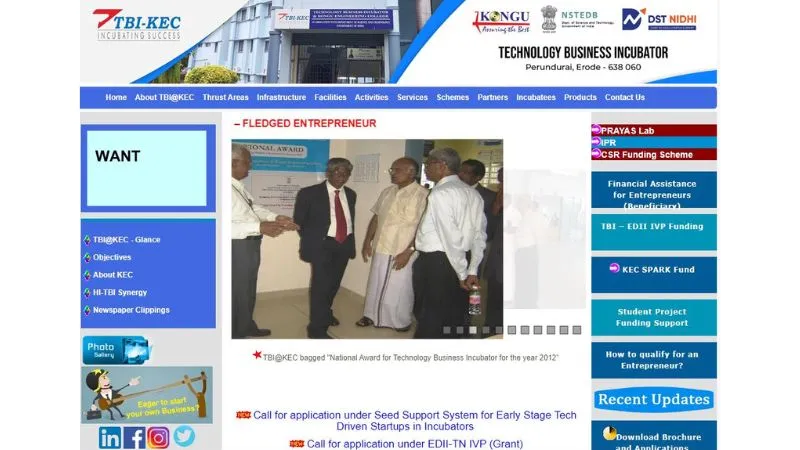 The Technology Business Incubator (TBI) - Incubation Centres for Startups in Uttarakhand