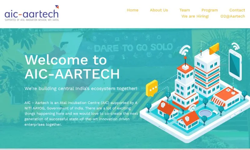 AIC-Aartech is among the first corporate Atal Incubation Centers established under the flagship program Atal Innovation Mission (AIM) by NITI Aayog, which is an initiative of the Government of India.