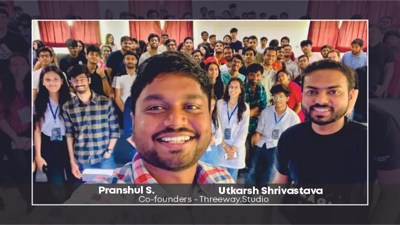 Two Young Entrepreneurs bridging gap between Web2 to Web3🚀 | Threeway.Studio