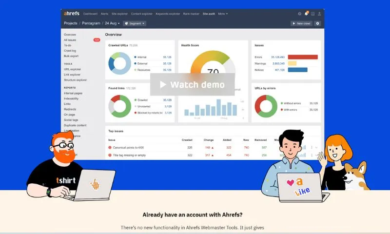 Top Marketing Tools for Business Growth - Ahrefs Webmaster