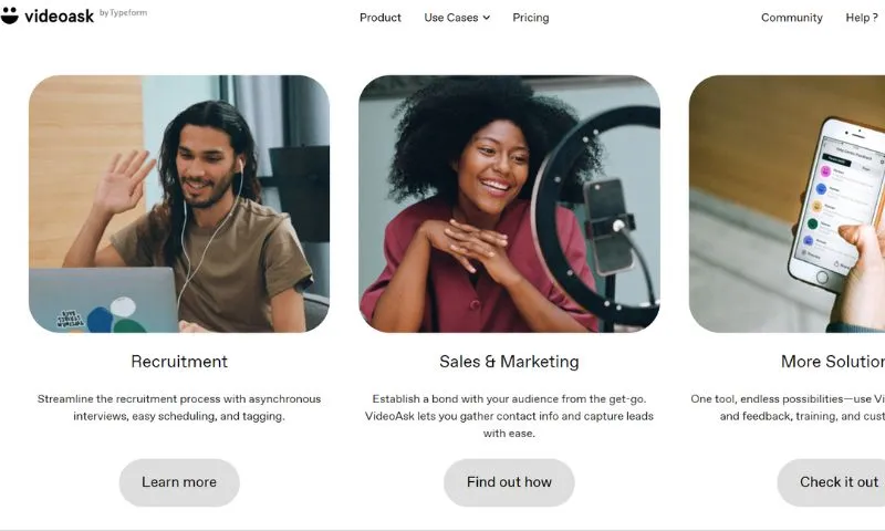 Top Marketing Tools for Business Growth - VideoAsk