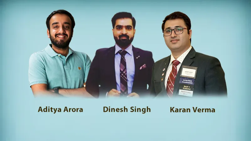 Founders of Faad Network, Karan Verma and Dr. Dinesh Singh and aditya arora