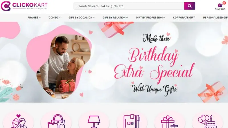 Founded in 2018, Clickokart has become a popular online destination in India for personalized gifts. It offers a diverse selection of personalized gifts catering to men, women, and couples of all ages, serving customers in both urban and remote areas across India.