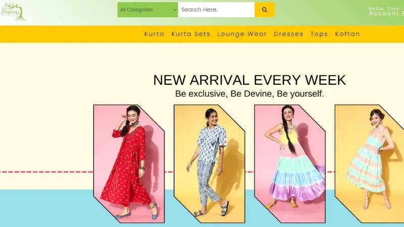 Prakrti founder and Myntra partner Ankit Saxena has always loved nature. Prakrti, a nature-inspired sustainable fashion brand, has grown with Myntra thanks to his environmental activism.
