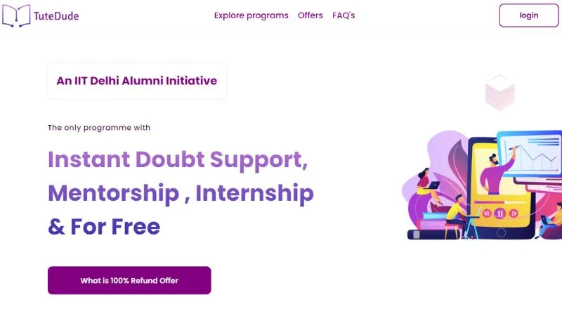 Shivam Goyal and Abhishek Gangwar founded Tutedude an online learning Platform. Marwari Catalyst is one of the main investors in the company. The platform provides 1 to1 mentorship.