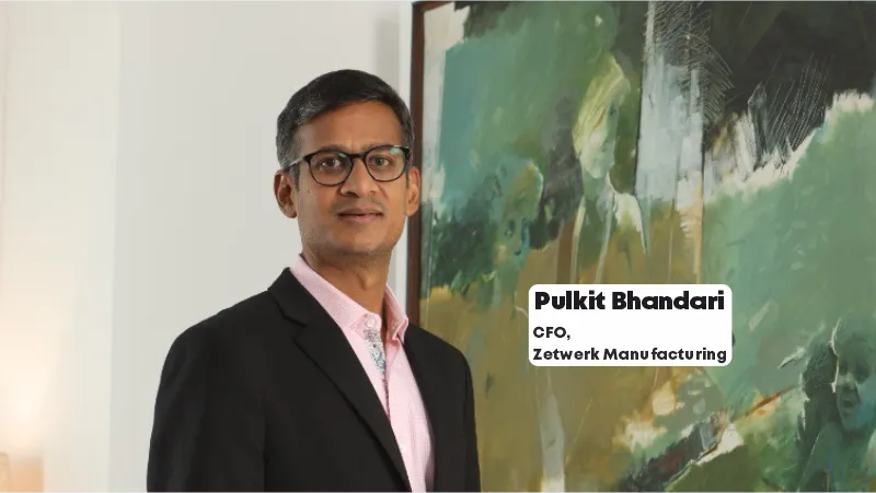 A B2B company, Zetwerk Manufacturing, appoints Pulkit Bhandari as its chief financial officer. Bhandari will lead Zetwerk's financin g and capital allocation projects, engage with existing teams to develop the business's financial frameworks, and closely communicate with its founders on his approach as CFO.